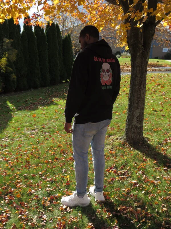IMG_3659 Embroidery Hoodie "Dia de los Muertos"