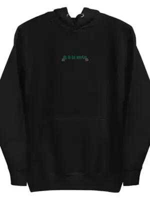 unisex-premium-hoodie-black-front-651a268da56fa.jpg Embroidery Hoodie "Dia de los Muertos"