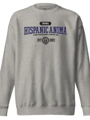 unisex-premium-sweatshirt-carbon-grey-front-65444607cfd6e.jpg College Crew Sweatshirt Azul