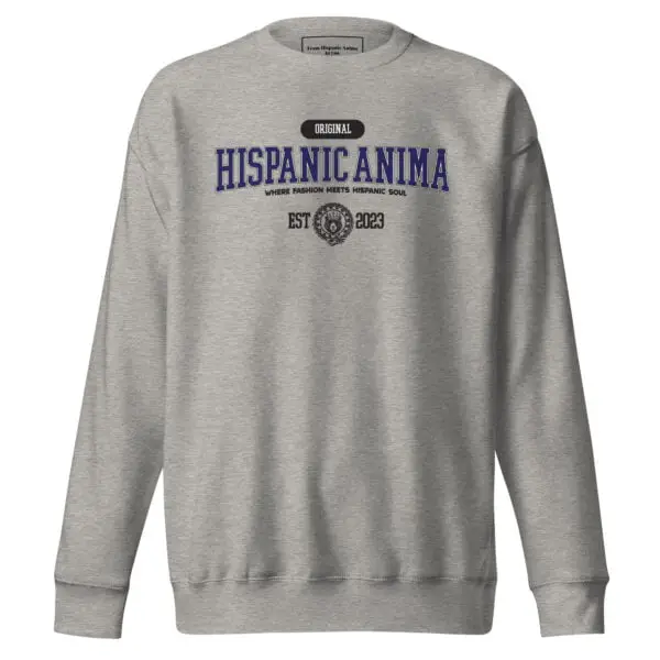 unisex-premium-sweatshirt-carbon-grey-front-65444607cfd6e.jpg College Crew Sweatshirt Azul