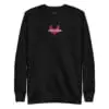unisex-premium-sweatshirt-black-front-65cae0a2ba038.jpg Embroidery 'MOR Sweatshirt