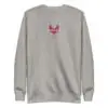 unisex-premium-sweatshirt-carbon-grey-front-65cae0a3403f0.jpg Embroidery 'MOR Sweatshirt