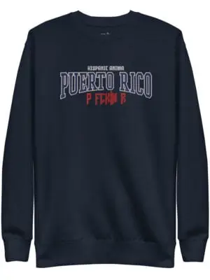 Premium Embroidery Vintage Puerto Rico Sweater