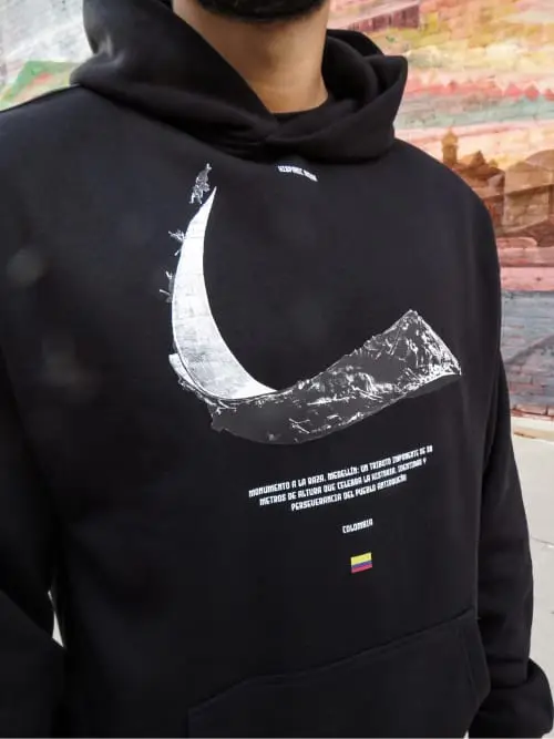 Premium Heavyweight "Colombian La Raza" oversized hoodie