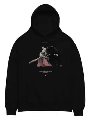 unisex-oversized-hoodie-black-front-6723baa3ab79b.jpg Premium Heavyweight "Tauromaquia España" Oversized Hoodie