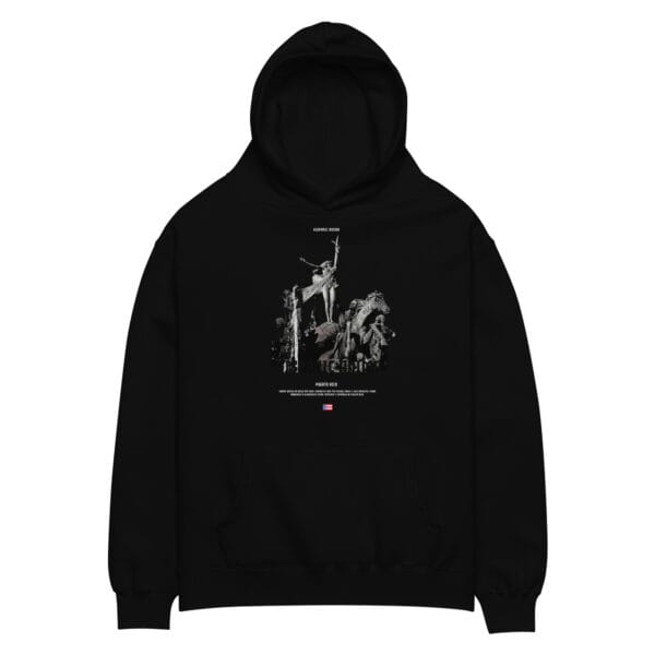 Premium Heavyweight "Puerto Rico Fuente Raíces" Oversized Hoodie