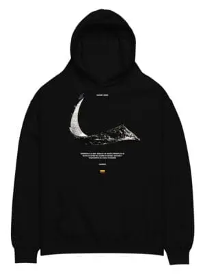 unisex-oversized-hoodie-black-front-6723c1973e001.jpg Premium Heavyweight "Colombian La Raza" oversized hoodie