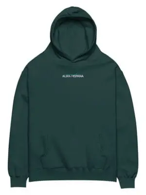 unisex-oversized-hoodie-pine-green-front-6723bea814f30.jpg Premium Heavyweight "Unión Hispana" Oversized Hoodie
