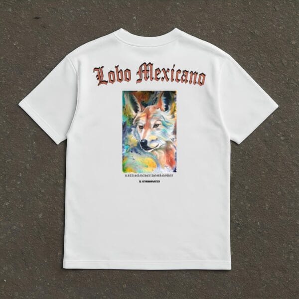 Camiseta Heavyweight Premium "Lobo Mexicano"
