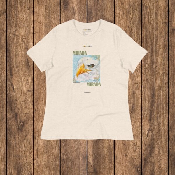 Camiseta corte de Mujer Relajada "Mirada"