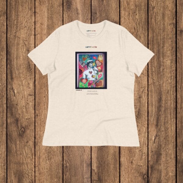 Camiseta corte de Mujer Relajada "El David: La perfección"