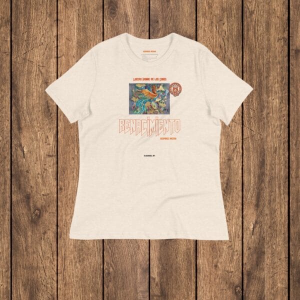 Camiseta corte de Mujer Relajada "Renacimiento"