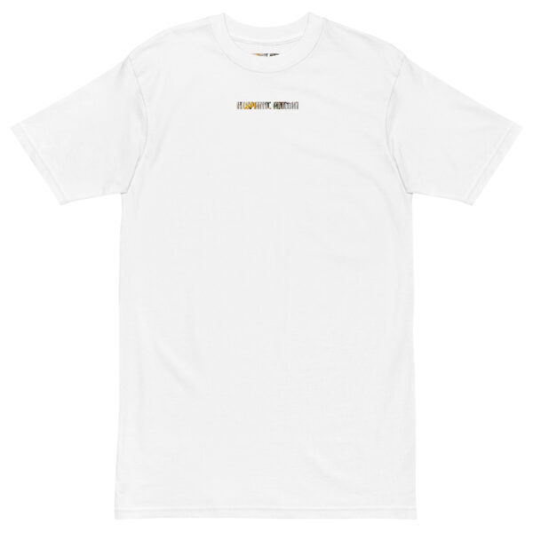 mens-premium-heavyweight-tee-white-front-6817c1f63377b.jpg Camiseta Heavyweight Premium "Mirada"