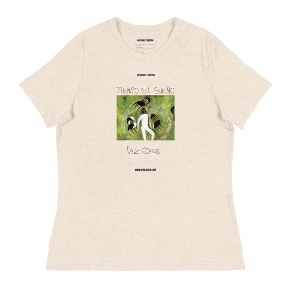 Camiseta corte de Mujer Relajada "Tiempo de Sueño"