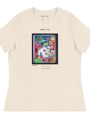 Camiseta corte de Mujer Relajada "El David: La perfección"