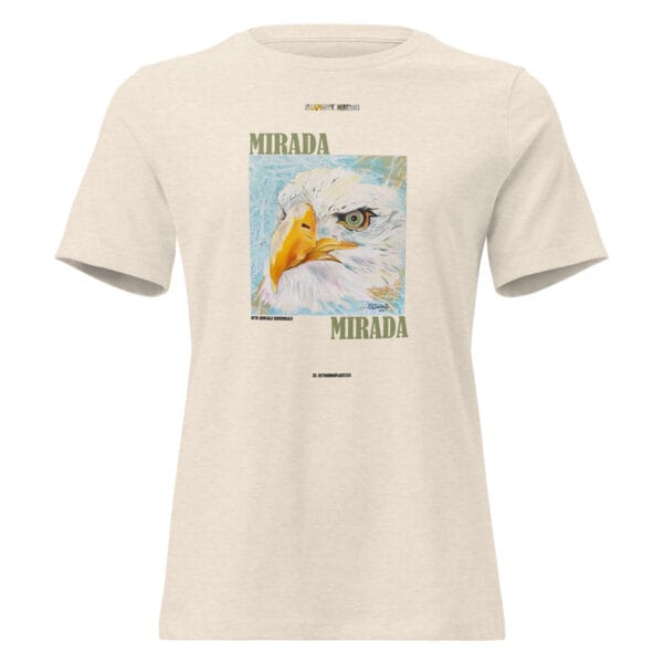 Camiseta corte de Mujer Relajada "Mirada"
