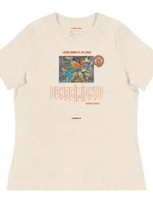 Camiseta corte de Mujer Relajada "Renacimiento"