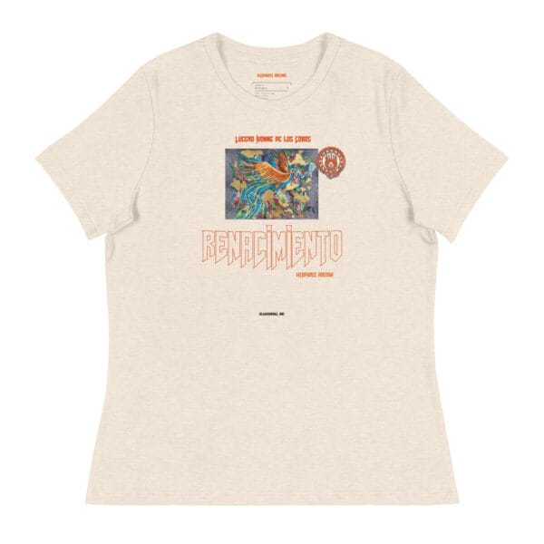 Camiseta corte de Mujer Relajada "Renacimiento"