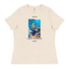 Camiseta corte de Mujer Relajada "Vida Marina"