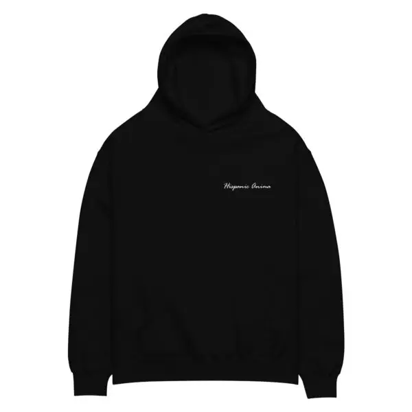unisex-oversized-hoodie-black-front-686af81656689.jpg Oversized hoodie Hispanic Anima Logo